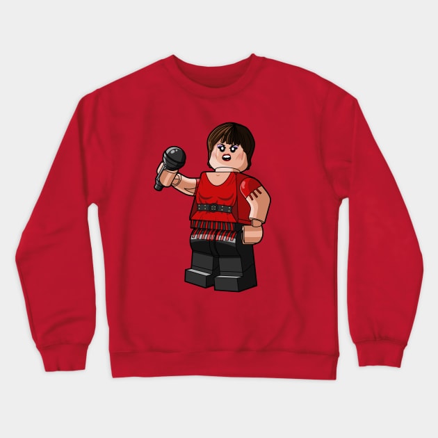 LEGO Pat Benatar Crewneck Sweatshirt by schultzstudio